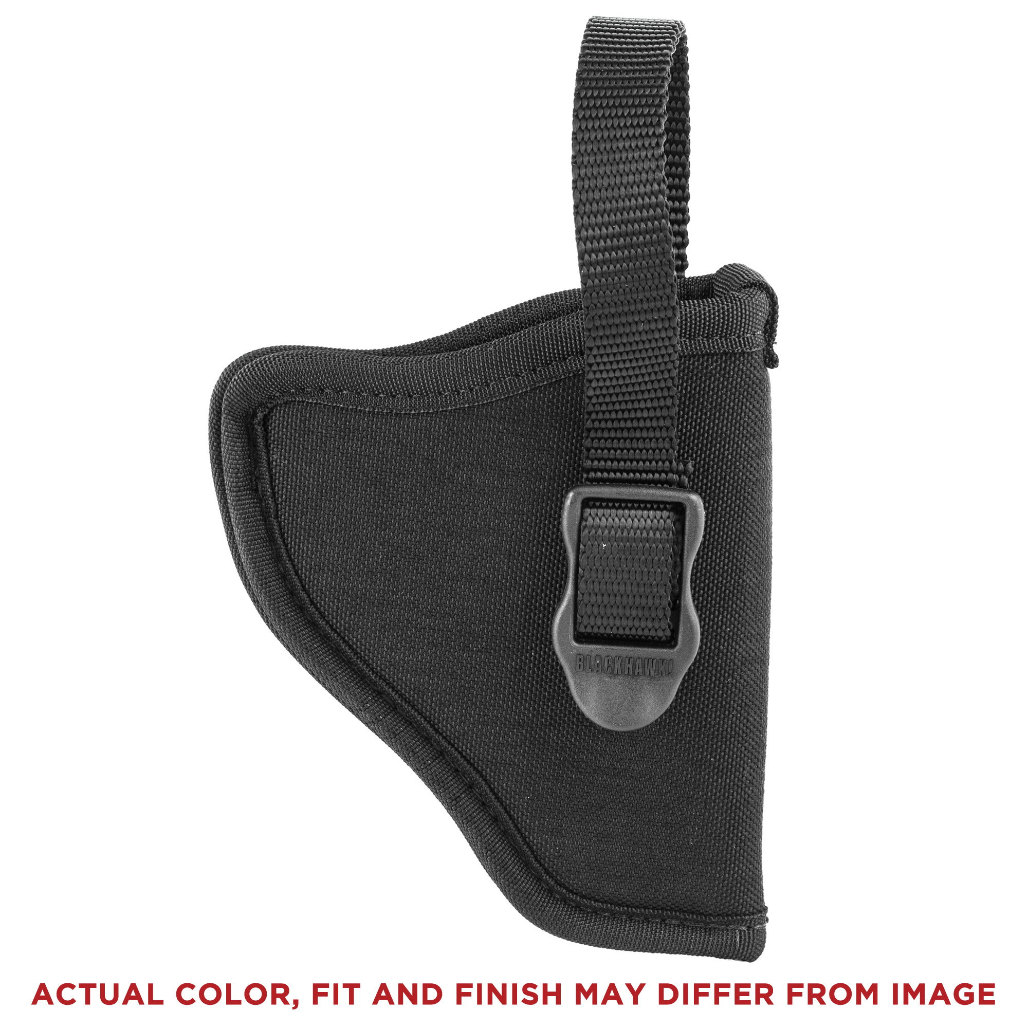 Blackhawk 73NH00BKL Hip OWB Size 00 Black Nylon Belt Slide Fits Sm/Med DA Revolver Fits 2-3” Barrel Left Hand