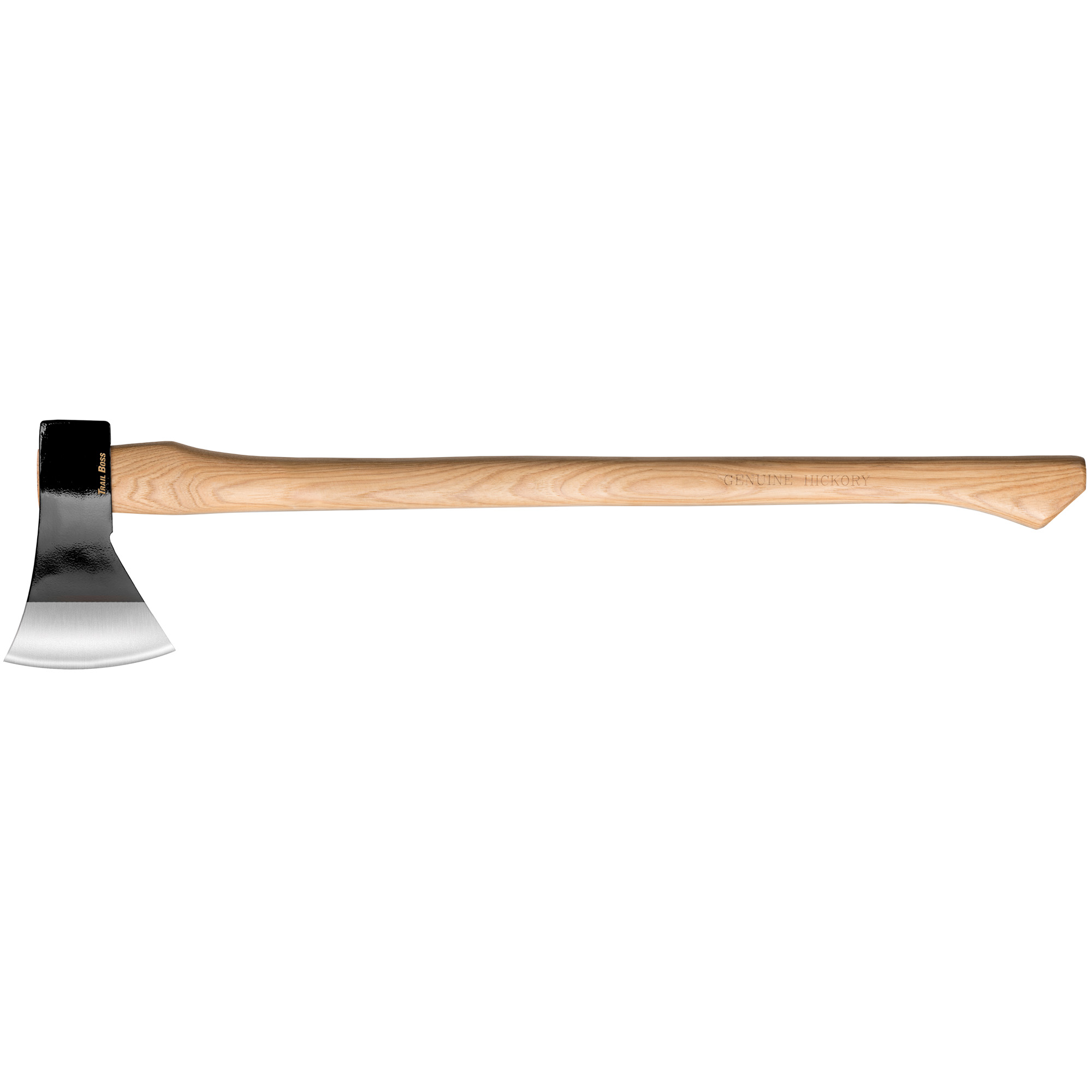 Cold Steel CS90TA Trail Boss 4” Plain 1055 Carbon Steel Blade American Hickory Handle 27”