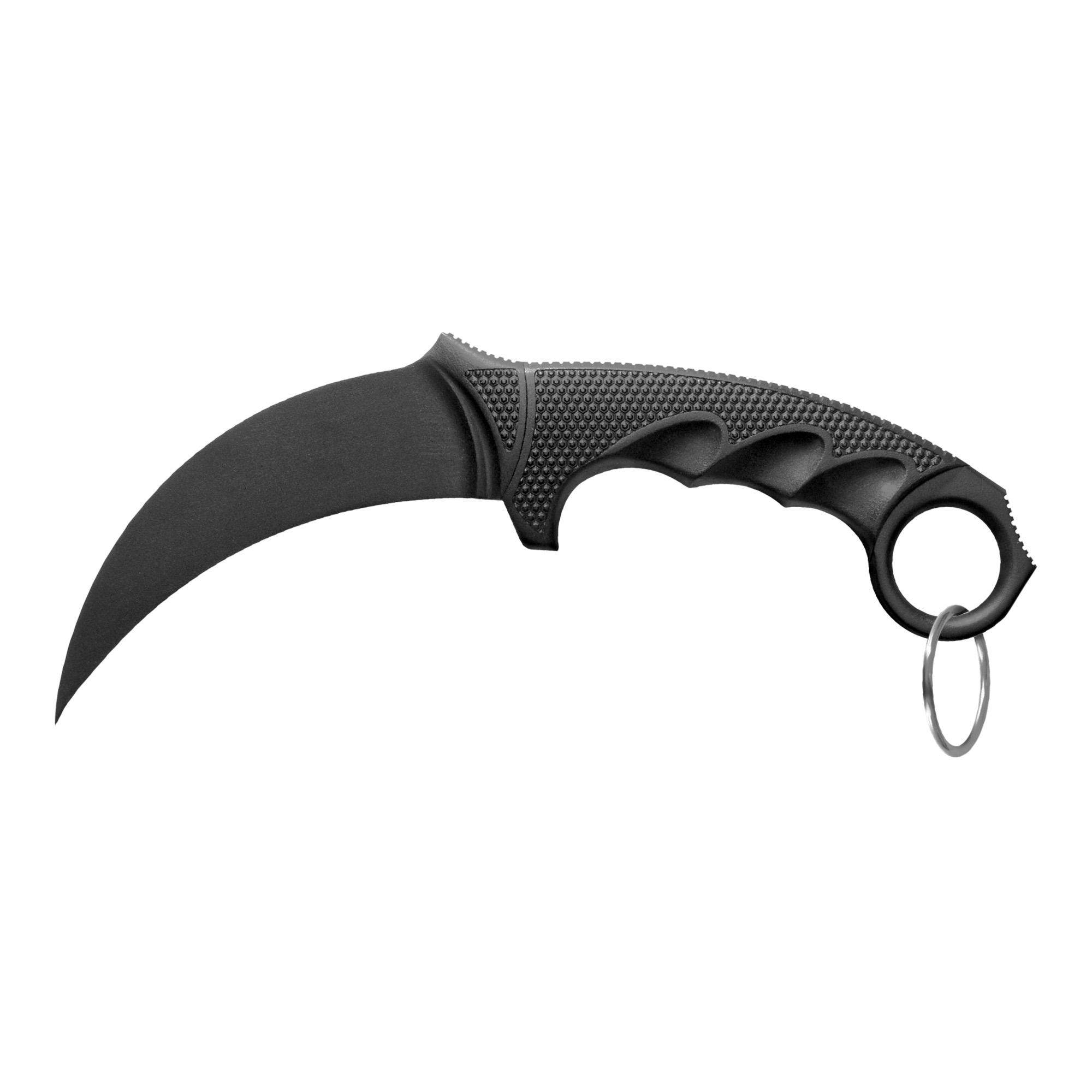 Cold Steel CS92FK FGX 4” Fixed Plain Karambit Black Griv-Ex Blade/Black Griv-Ex w/Overmold Kray-Ex Handle
