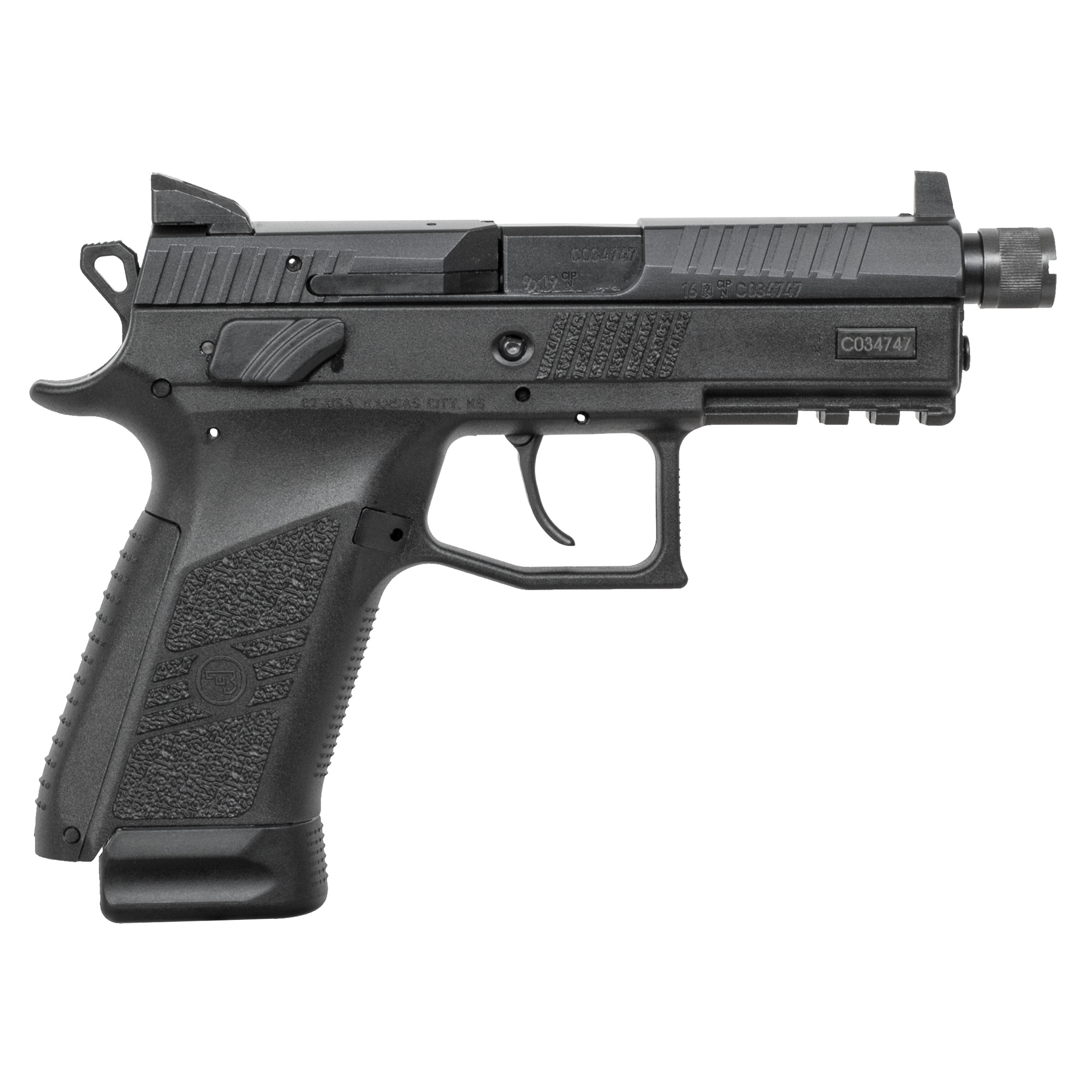 CZ P-07 SUPP-RDY 9MM 4.36” BLK 17RD
