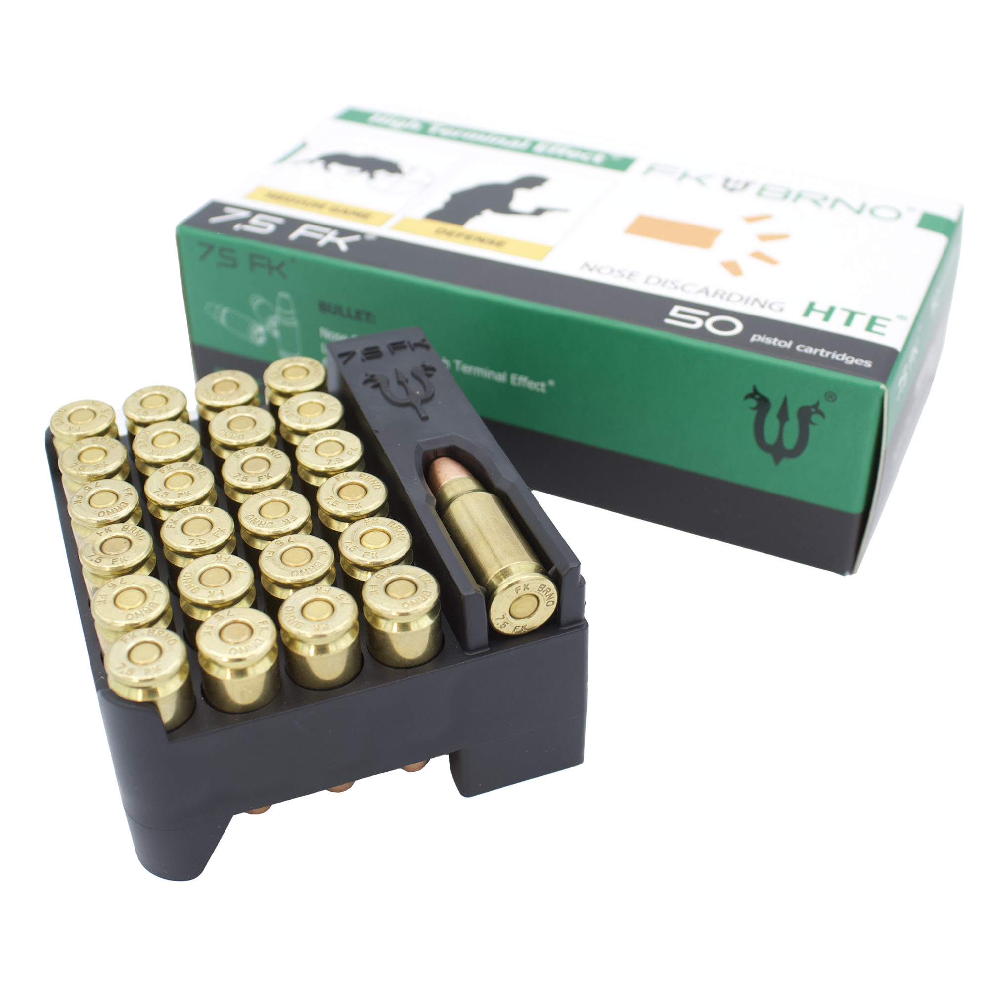 FK Brno US FKAMMOF950 F9 7.5FK 101gr Copper Flat Nose 50 Per Box/10 Case