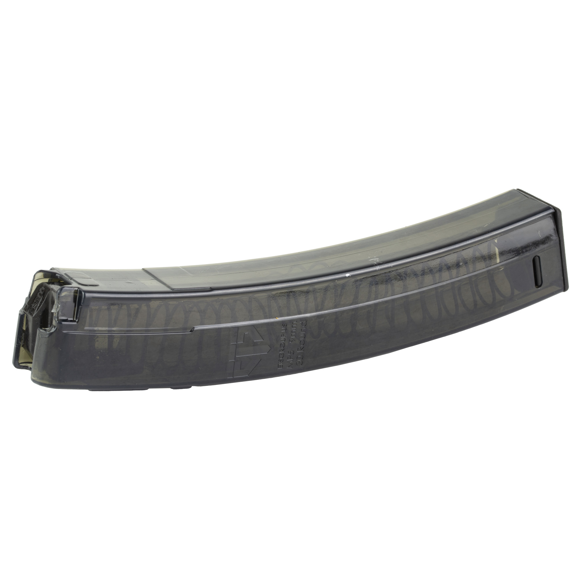 ETS Group SMKHKMP530 Pistol Mags 30rd Standard 9mm Luger Compatible w/ HK MP5/MP5K/94/SP89/SP5K Smoke Polymer