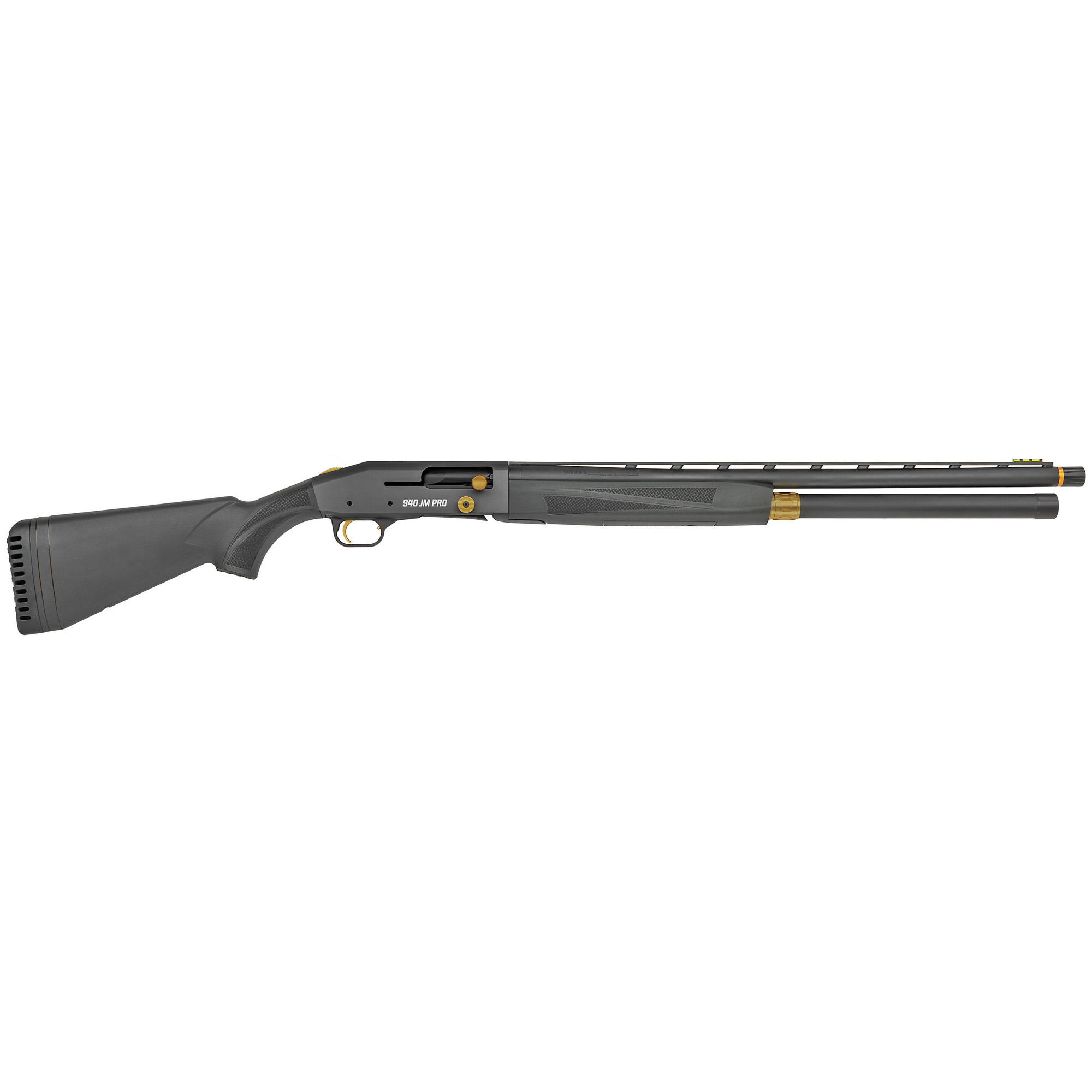 Mossberg 85111 940 JM Pro 12 Gauge with 24” Matte Blued Barrel, 3” Chamber, 9+1 Capacity, Tungsten Gray Metal Finish & Black Synthetic Stock Right Hand (Full Size)