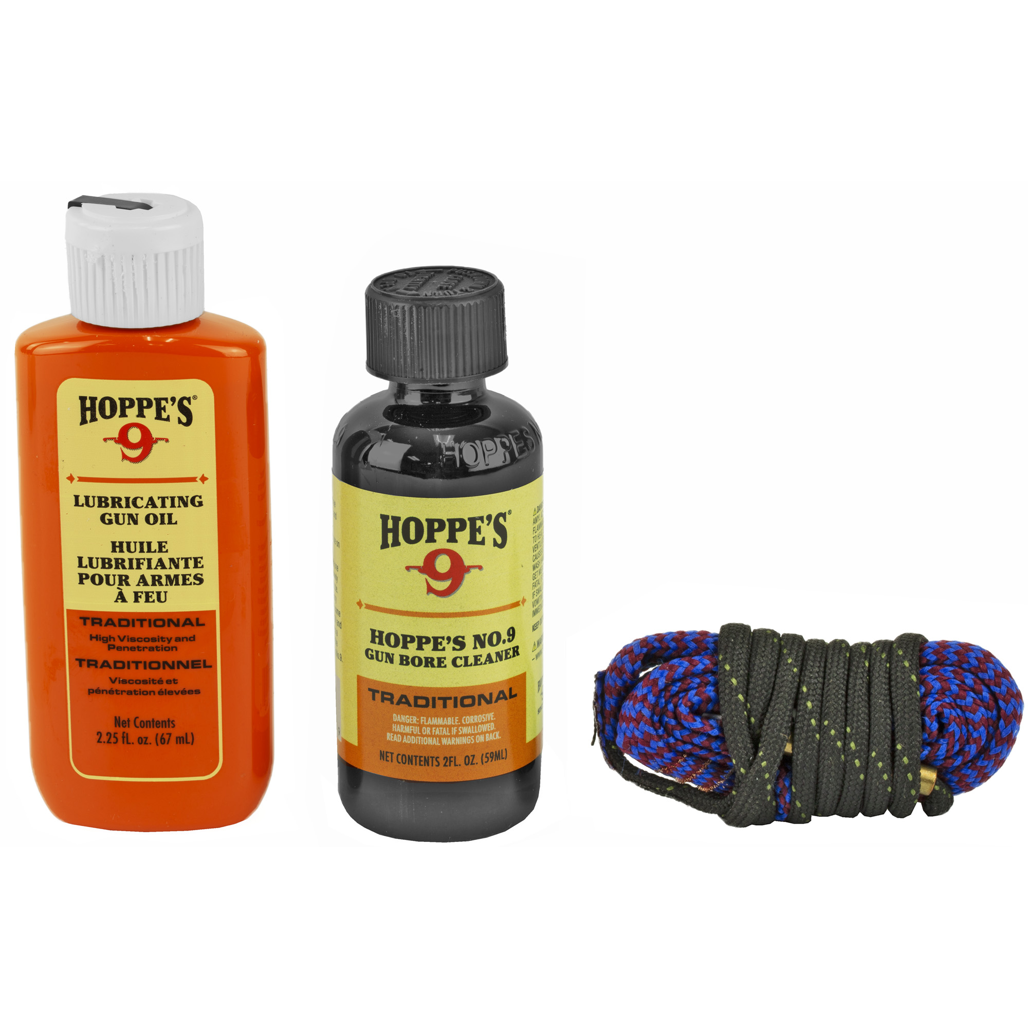 Hoppe’s 110022 1-2-3 Done Cleaning Kit 5.56mm / 22 Cal Pistol (Clam Package)
