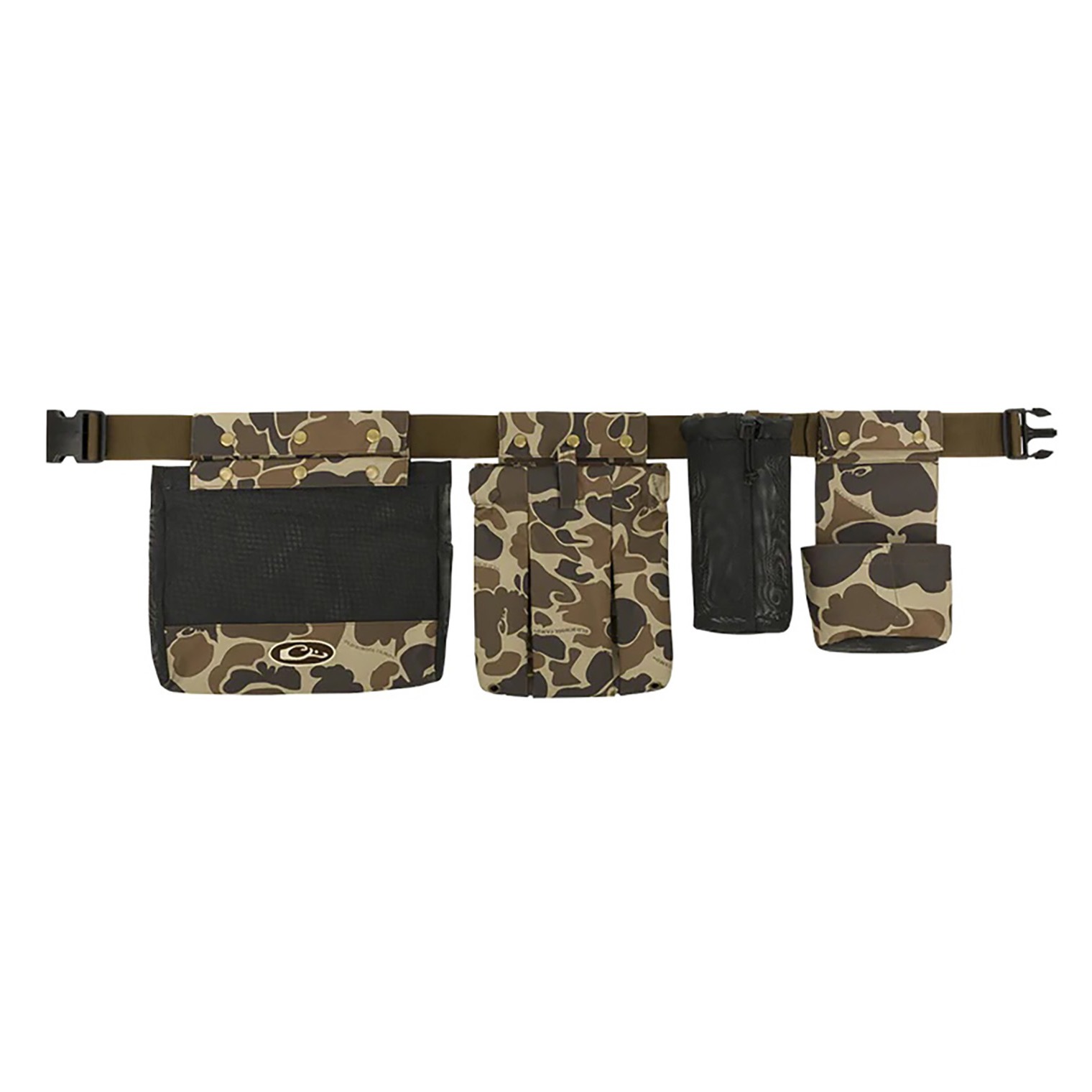 Drake Waterfowl DA1090016 Wingshooters Dove Belt Camo/Black Polyester Around the Waist Buckle Closure