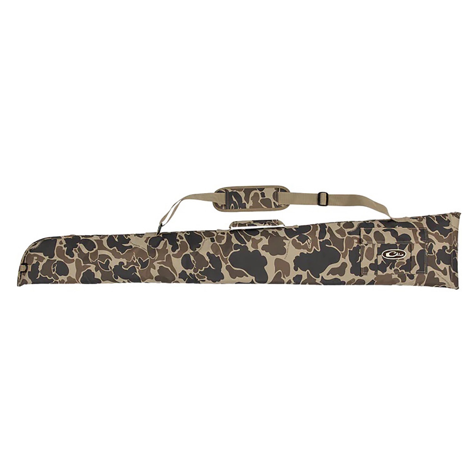 Drake Waterfowl DW3110016 Side-Opening Shotgun Case Exterior Choke Tube Pocket, Carry Handles/Adj. Strap, Hanging D-Ring