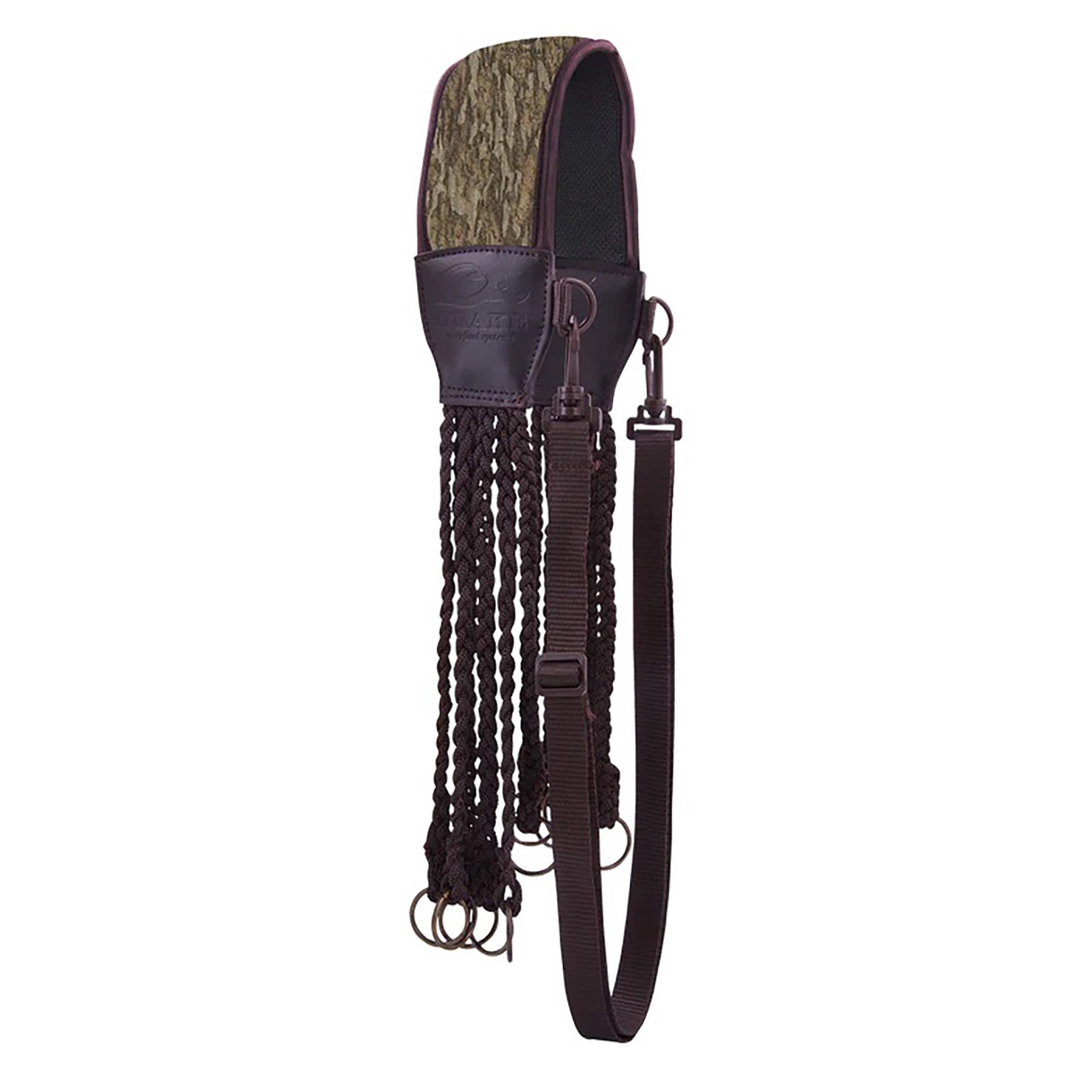 Drake Waterfowl DW4110006 Game Tote Heavy Load 12 Slip Ring Straps, Mossy Oak Bottomland, Neoprene Shoulder Strap, Waist Strap