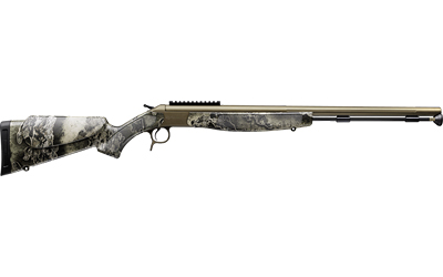 CVA CR3804NM Crossfire 50 Cal Firestick 26” Burnt Bronze Nitride Cerakote Fluted Barrel, DuraSight Rail Receiver, Realtree Excape Fixed Synthetic Stock