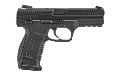 SAR USA SAR9T SAR9T 9mm Luger Caliber with 4.40” Barrel, 17+1 Capacity, Black Finish Picatinny Rail Frame, Serrated Stainless Steel Slide & Finger Grooved Polymer Grip