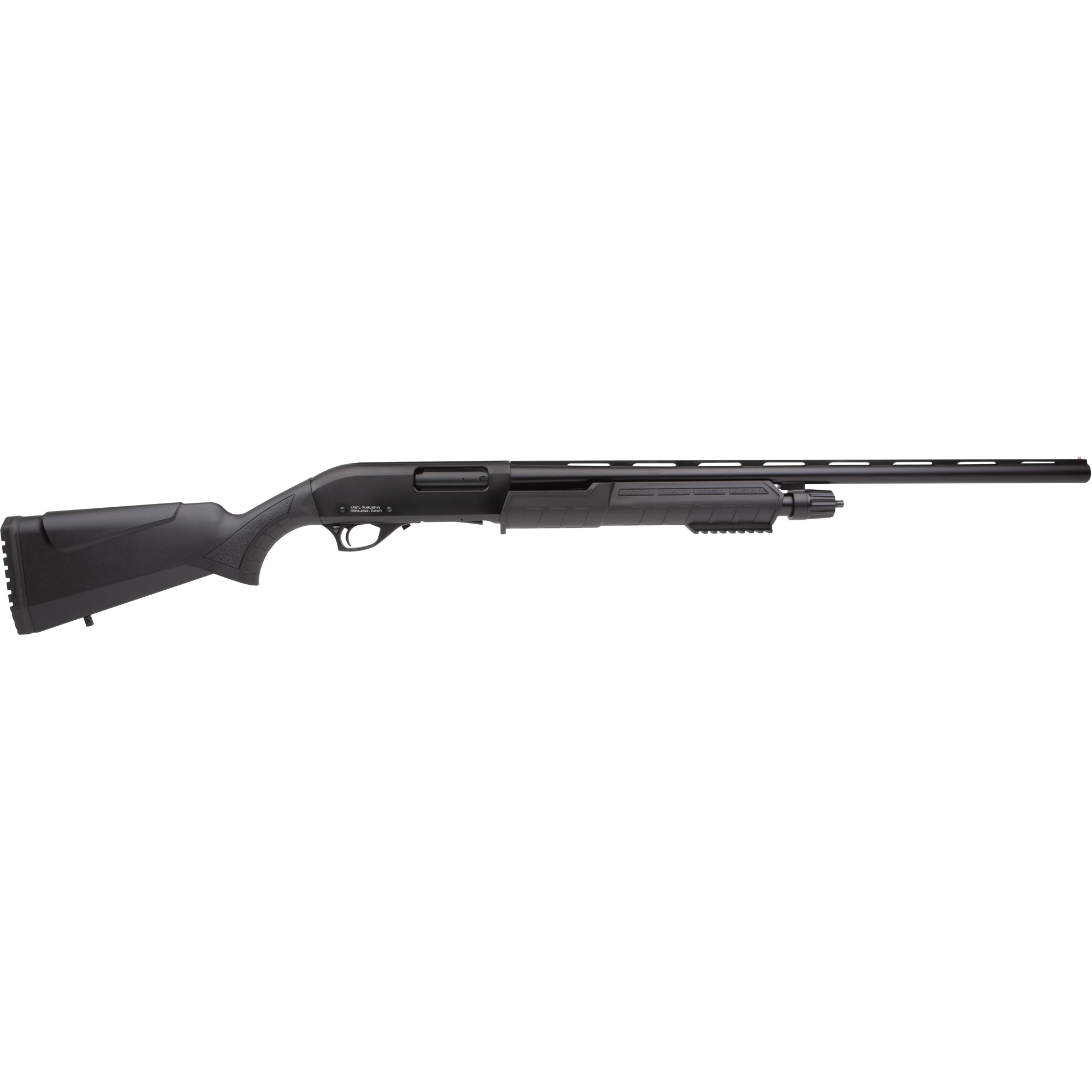 Rock Island SA12H26B Semi-Auto 12 Gauge 3” 5+1 26”, Black, Fixed Synthetic Furniture with Rubber Cheek Piece, Front Bead Sight, 3 Chokes Included
