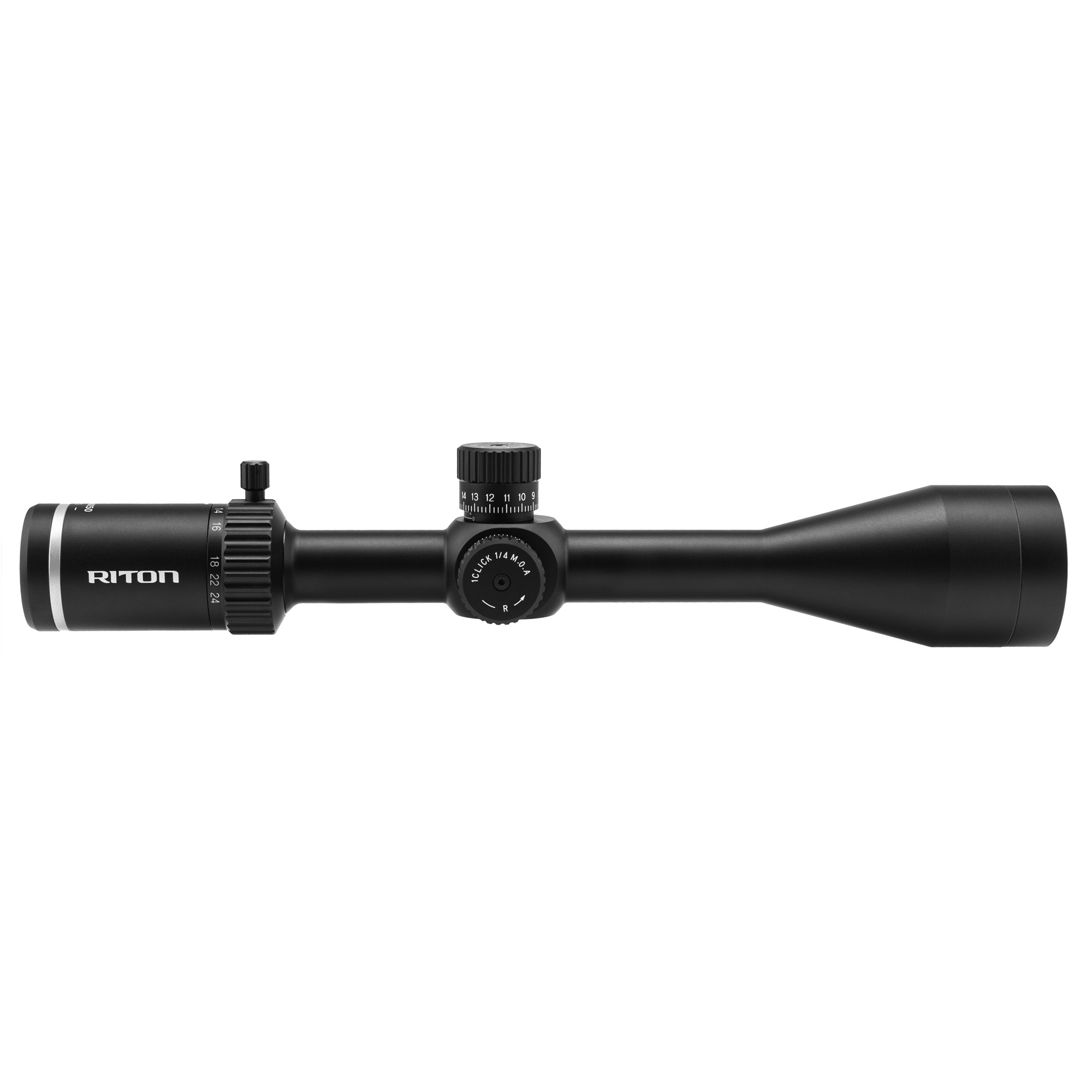 Riton Optics 3C624LFI23 3 Conquer Black 6-24x50mm 30mm Tube Illuminated MPSR Reticle