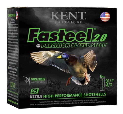 Kent Fasteel Precision Steel 12 Ga, 3.5", 13/8, 25rd Box