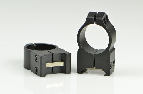 Warne 1 Inch, PA, High Matte Rings, Steel, Fixed for Maxima/Weaver Style or Picatinny Bases