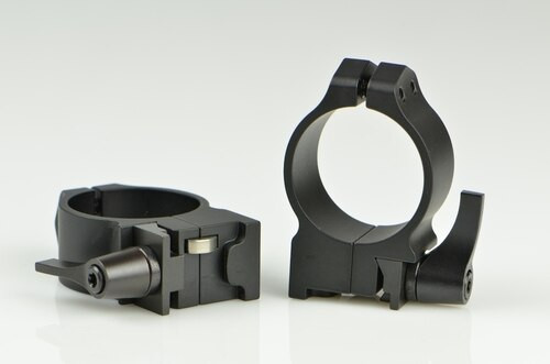Warne Ruger 30mm Ruger, QD, Med Matte Rings, Fits #1, Mini 14-30, Grooved Receiver