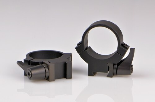 Warne 1 Inch, Rimfire QD, Med Matte Rings, Fits 3/8 - 11mm Dovetail