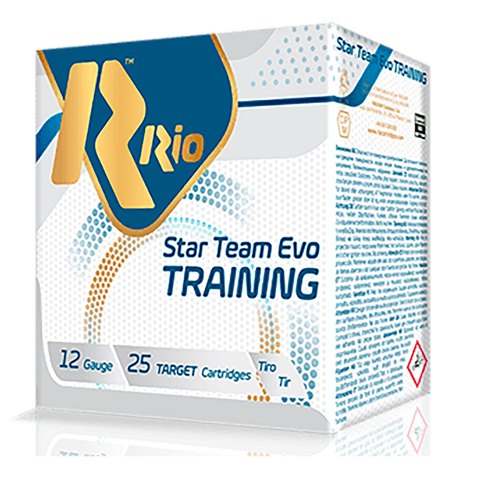 Rio Ammunition STT2875 Star Team EVO 12Gauge 2.75” 1oz 7.5Shot 25 Per Box/10 Case