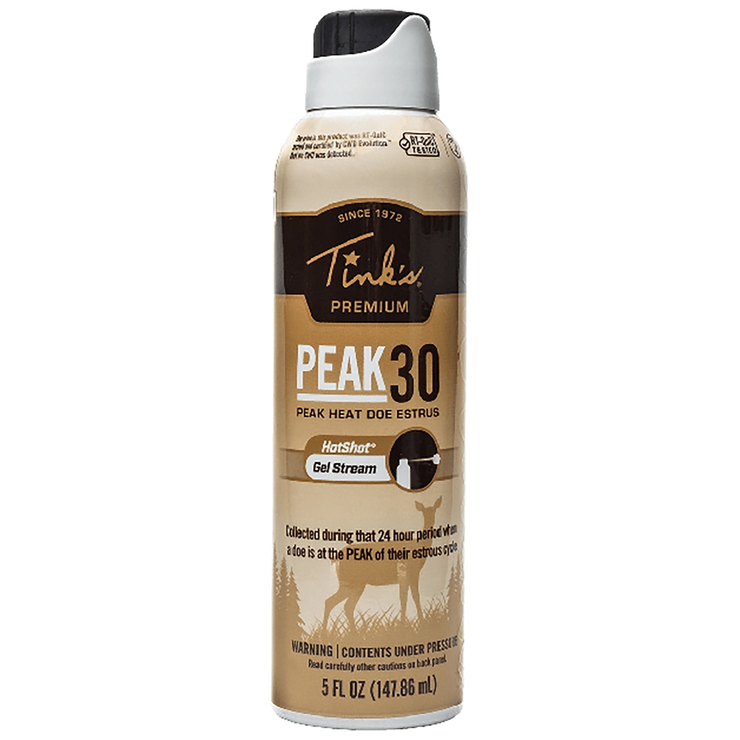 Tinks W6264 Peak30 Hot Shot Deer Doe In Estrus Scent Gel 5 oz Gel Stream