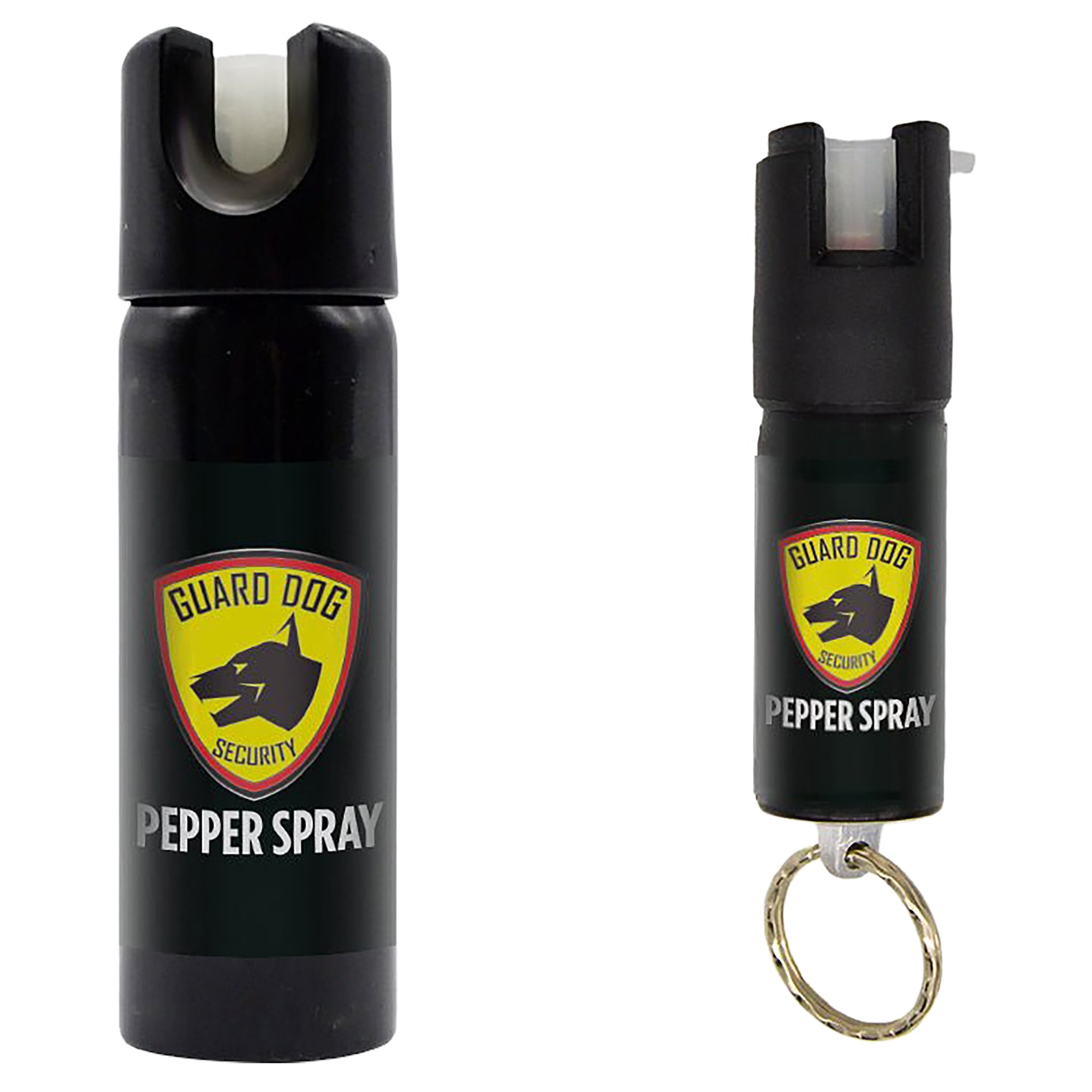 SKYLINE USA INC PSGDHA Pepper Spray Range 16 ft 2 Pack 0.5oz/3oz Features Invisible UV Dye Includes Keychain