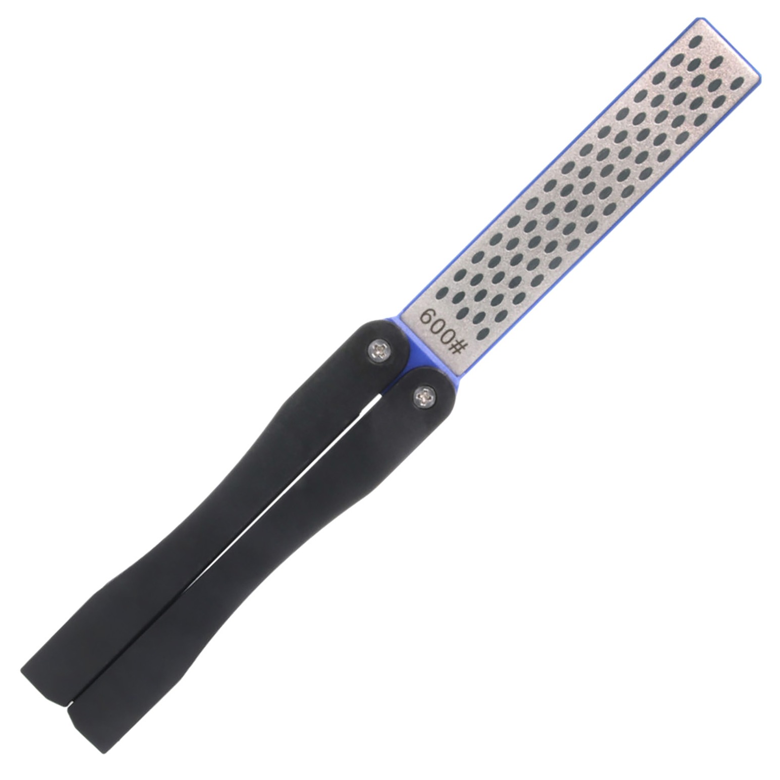 Cold Steel CSKSDSDW Double Sided Knife Sharpener Black Folding Diamond Sharpener Coarse/Fine