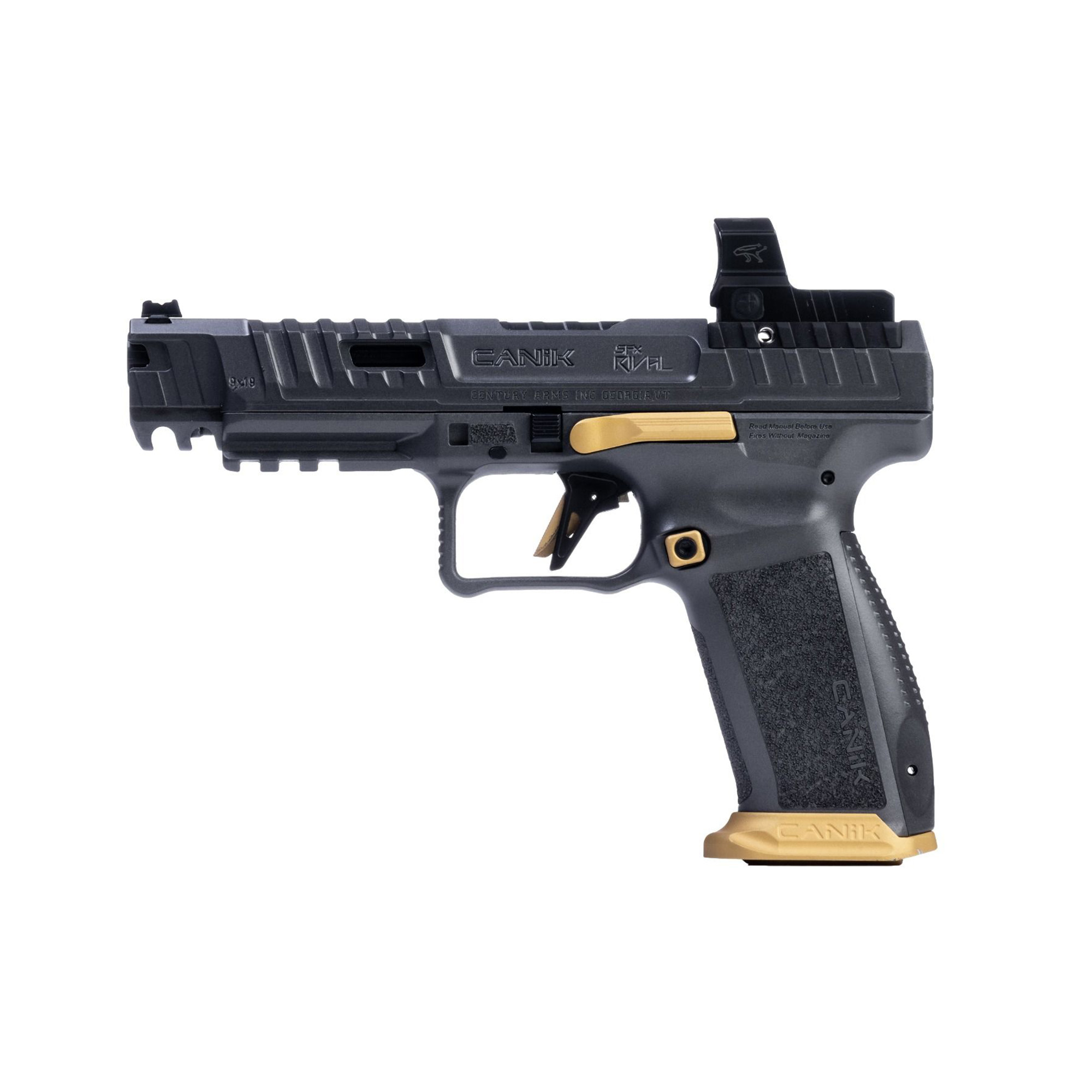 CANIK SFx RIVAL Pistol - Rival Grey 9mm 5” 18rd MeCanik MO2 Optic