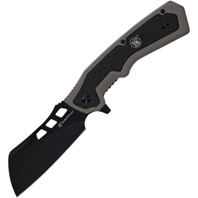 Smith & Wesson Assist Open 3.5" Extract & Evasion Black Linerlock Knife Black/Gray