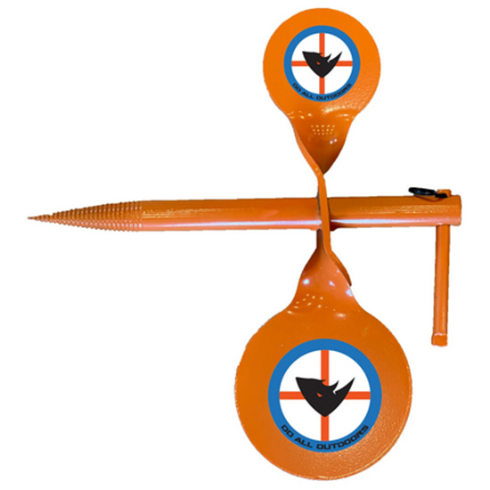 DO-ALL STEEL TARGET HANDGUN TREE SPINNER 2 STACKED TARGETS