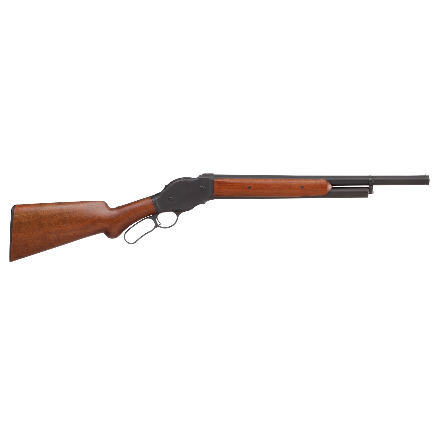 Cimarron CA188720 1887 Terminator 12 Gauge Lever 2.75” 20” Blued Steel Barrel & Receiver, Fixed Wood Stock