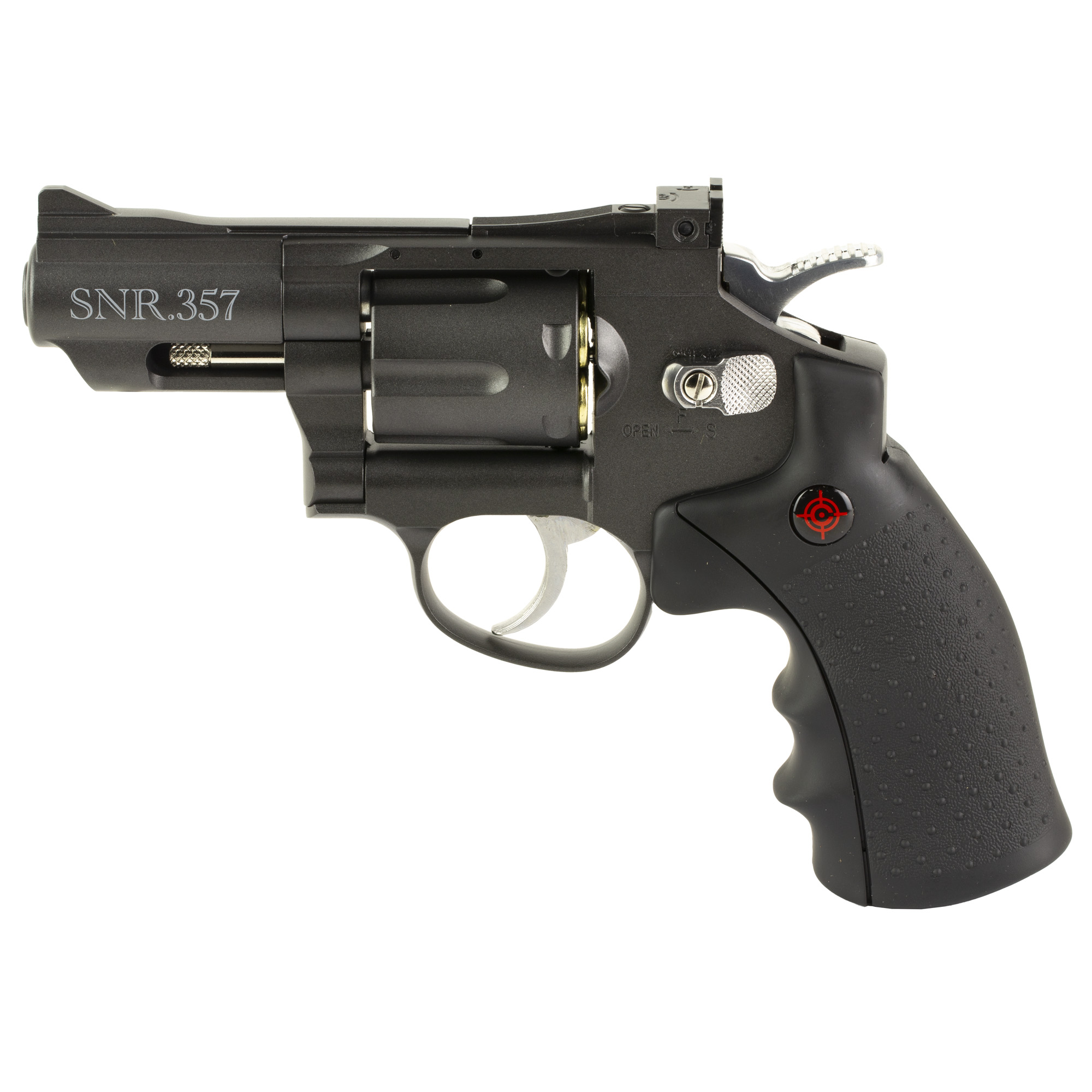 Crosman SNR357 SNR357 Air Pistol CO2 177 6rd BB Black Rubber Grips