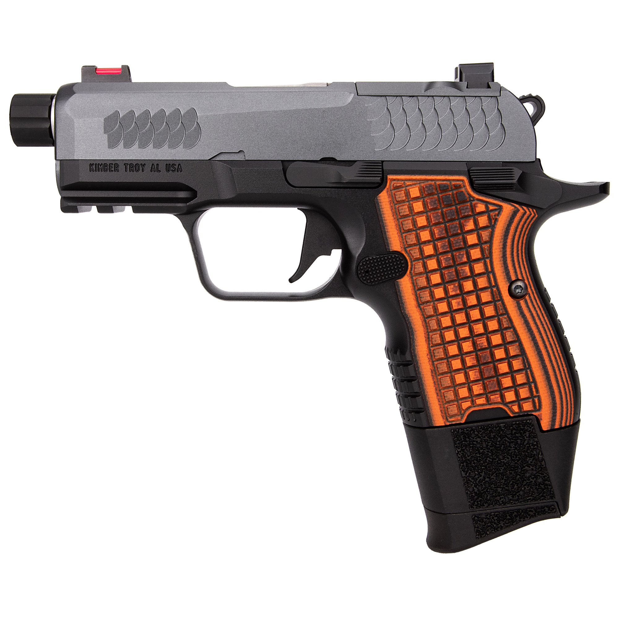 Kimber Mfg.,inc 3600004 CDS9 9mm 15rd 3.64” Black KimPro II Optic Ready Stainless Steel Slide Gray KimPro II G10 Grip