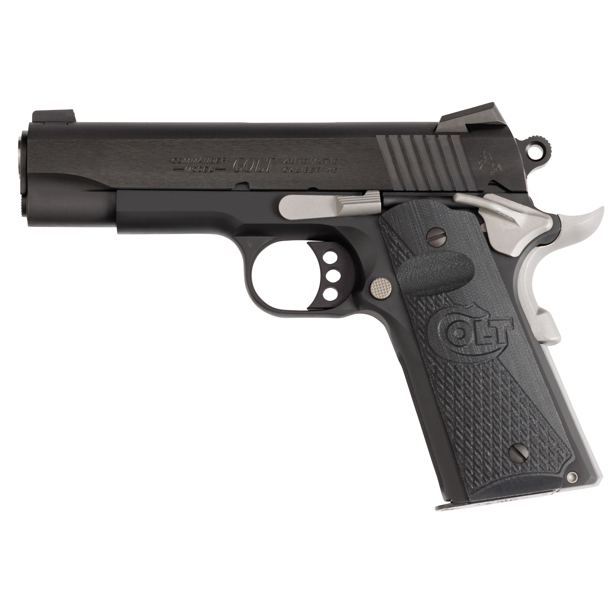 Colt Commander 45 ACP 9rd Blued G10 Grips O4940NC 098289113429