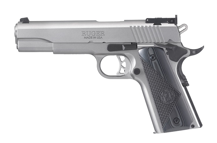 Ruger SR1911 Target .45 Auto 5" Barrel Deluxe Checkered Grip Panels Semi-Automatic Pistol #6736