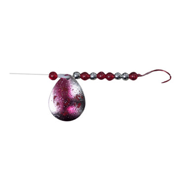 Fishing Addiction Eye-Slammer Weapon Rig - Walleye Casting Harness Eye Slammer Bloody Baitfish
