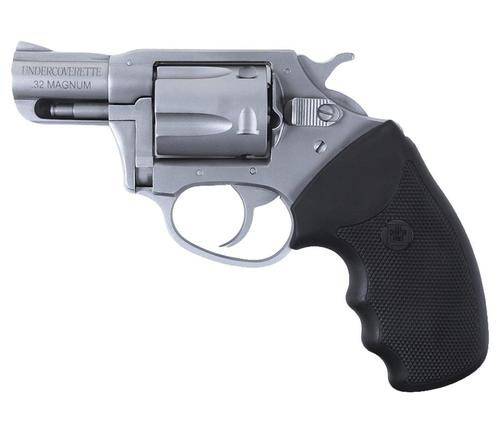 Charter Arms Undercoverette Small 32 H&R Mag, 6 Shot 2" Barrel, Matte Aluminum Frame w/Black Finger Grooved Rubber Grip, Exposed Hammer