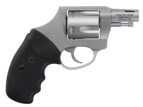 Charter Arms Boomer, Revolver,DAO, 44 Special, 2" Ported Barrel,, Matte Stainless Finish, Silver, Rubber Grips, 5 Rounds