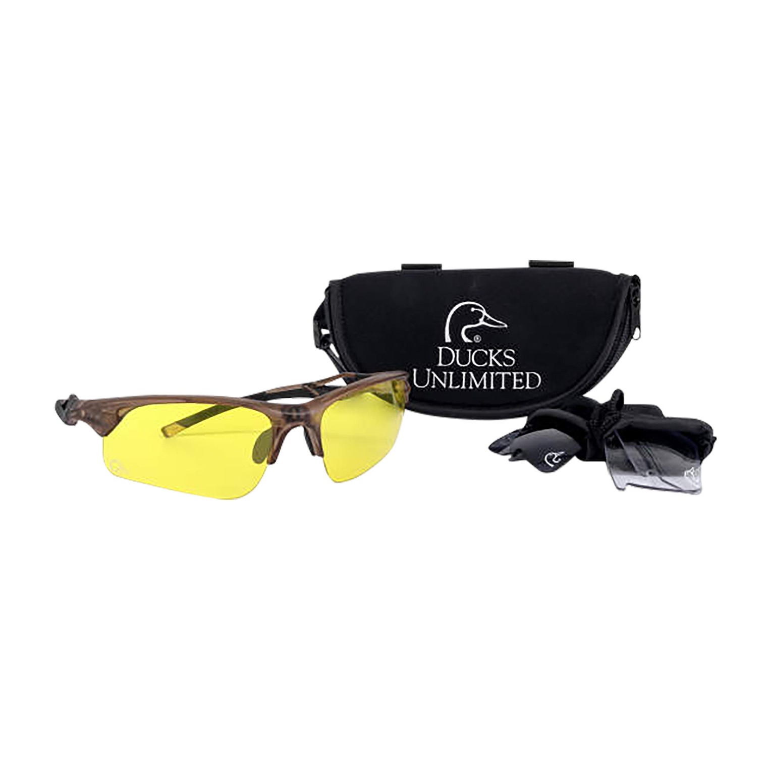 Radians DUINTLENS3BX Ducks Unlimited Interchangeable Lens Kit Clear/Smoke/Amber Lens Translucent Frosted Frame