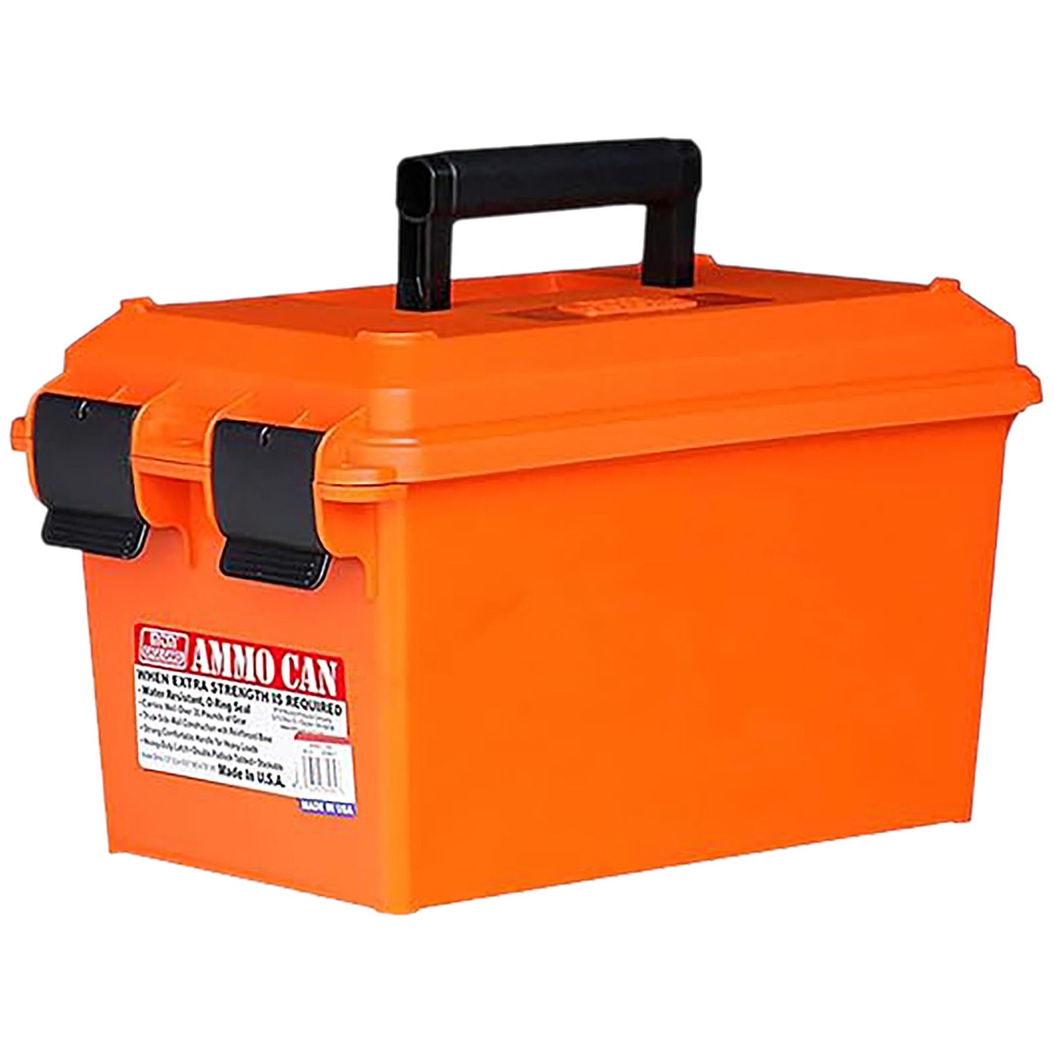 MTM Case-Gard AC35 Ammo Can Orange Polypropylene