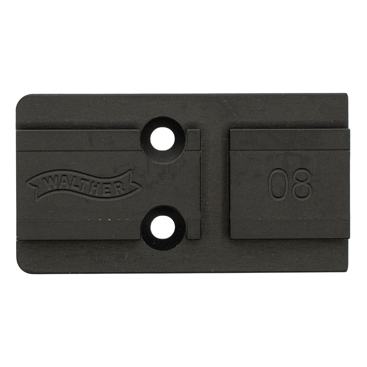 Walther Arms 5136211 Optic Plate Black Steel Fits Walther PDP 2.0