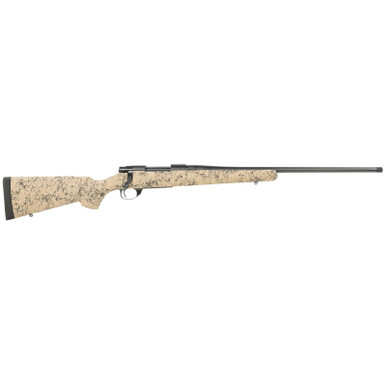 Howa HHS43164 M1500 HS Precision 308 Win 5+1 22" Threaded Barrel, Black Metal Finish, Tan Black Webbed Fixed HS Precision Stock