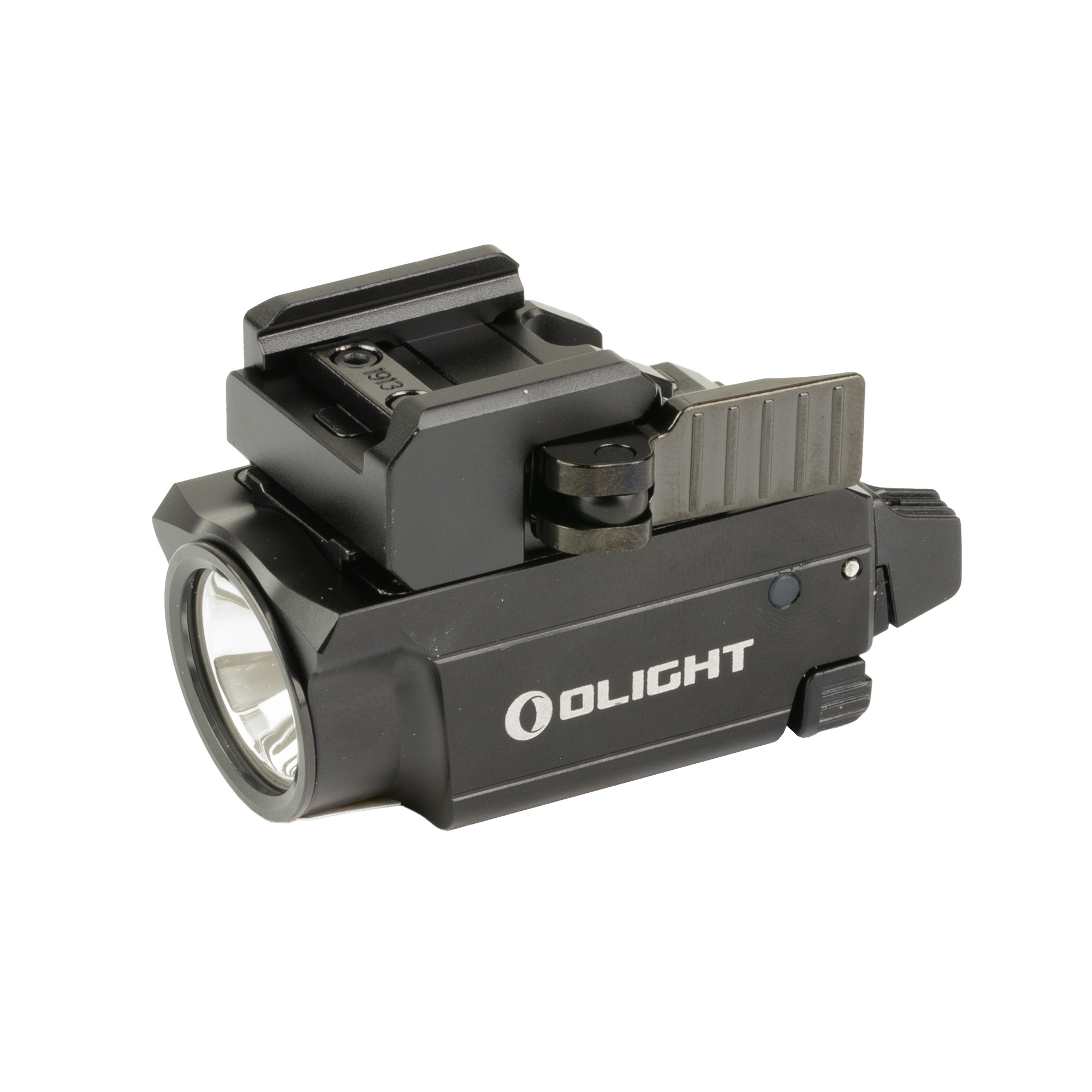 Olightstore Usa Inc OBALDRMINIBK Baldr Mini Black Anodized 100/600 Lumens White LED Green Laser