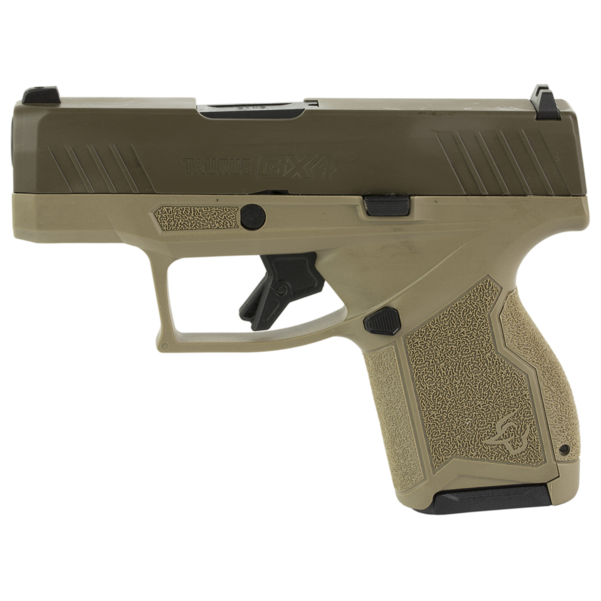 Taurus 1-GX4M93MF GX4 Micro-Compact 9mm Luger 11+1 3.06” Black DLC Alloy Steel Serrated Slide Stainless Steel Frame Interchangeable Backstrap Grip