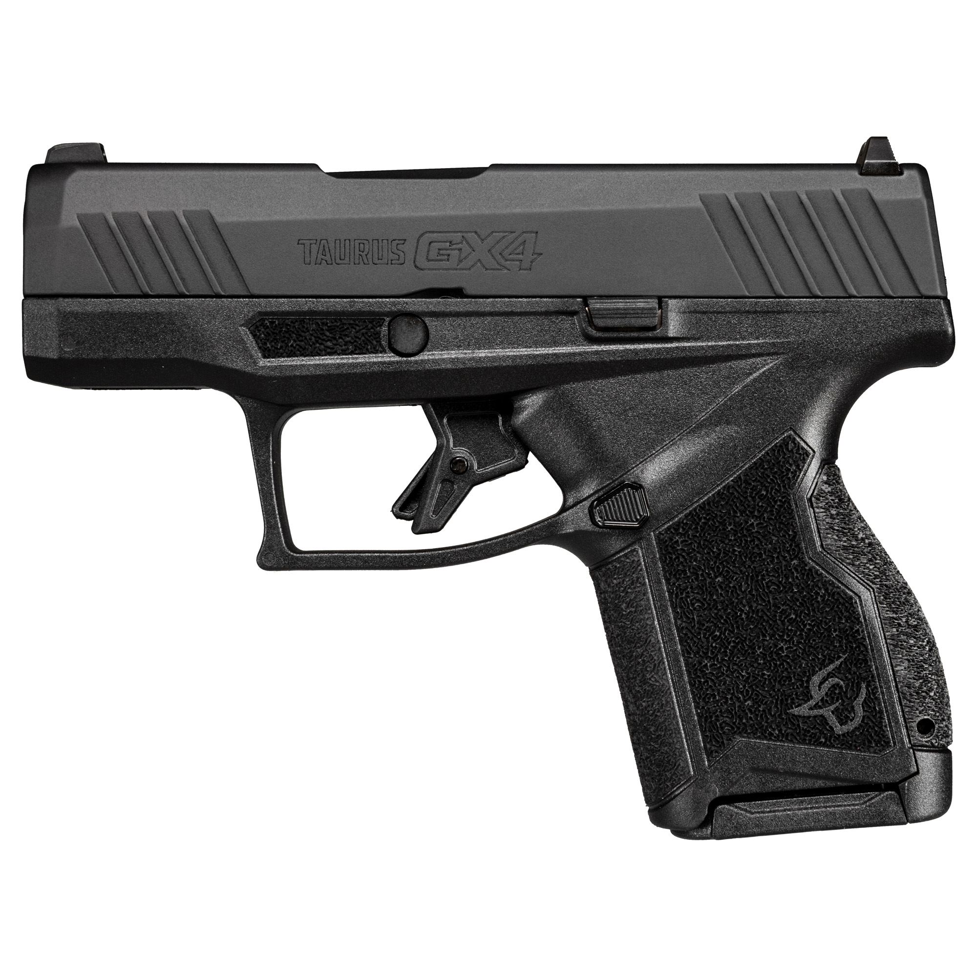 Taurus 1-GX4MP93110 GX4 Toro 9mm Luger 3.06” 10+1 Black Frame Black Nitride Steel Slide with T.O.R.O Cuts Black Interchangeable Backstrap Grips Right Hand Includes 2 Magazines