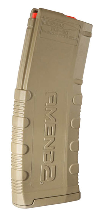 Amend2, Magazine, 223 Rem/556NATO, 30 Rounds, Fits AR Rifles, Polymer, Flat Dark Earth