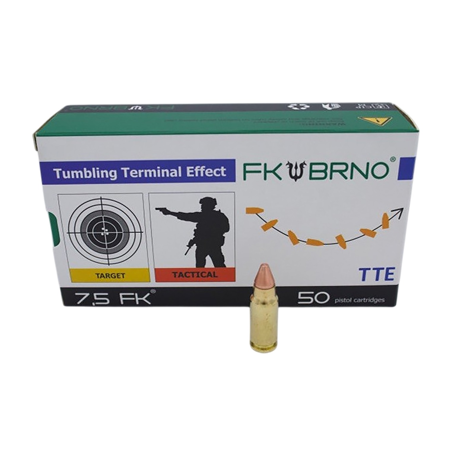 Tascosa Ammunition TMTAMMOF7 7.5FK 101gr Spoon Tip 50 Per Box/12 Case