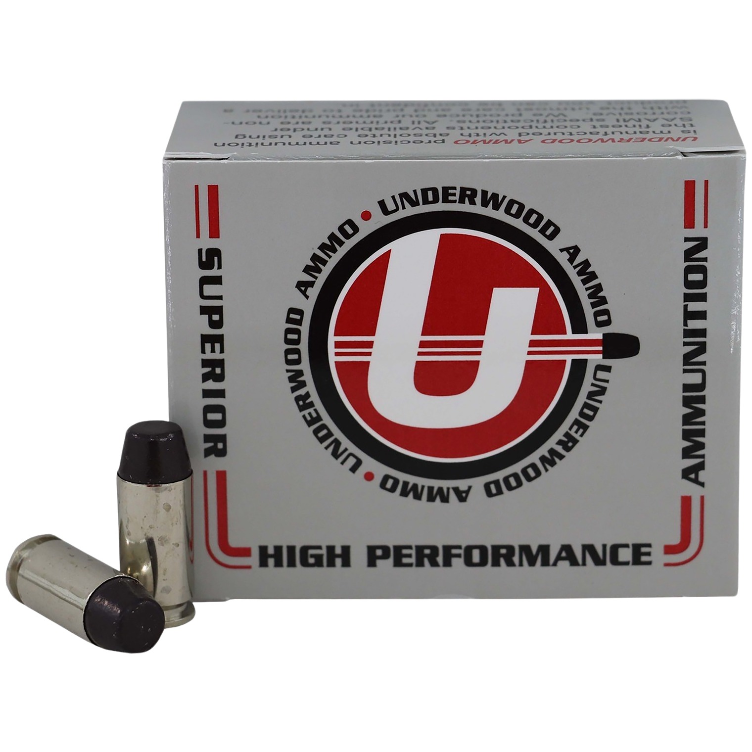Underwood Ammo 740 40S&W 200gr Hard Cast Flat Nose 20 Per Box/10 Case