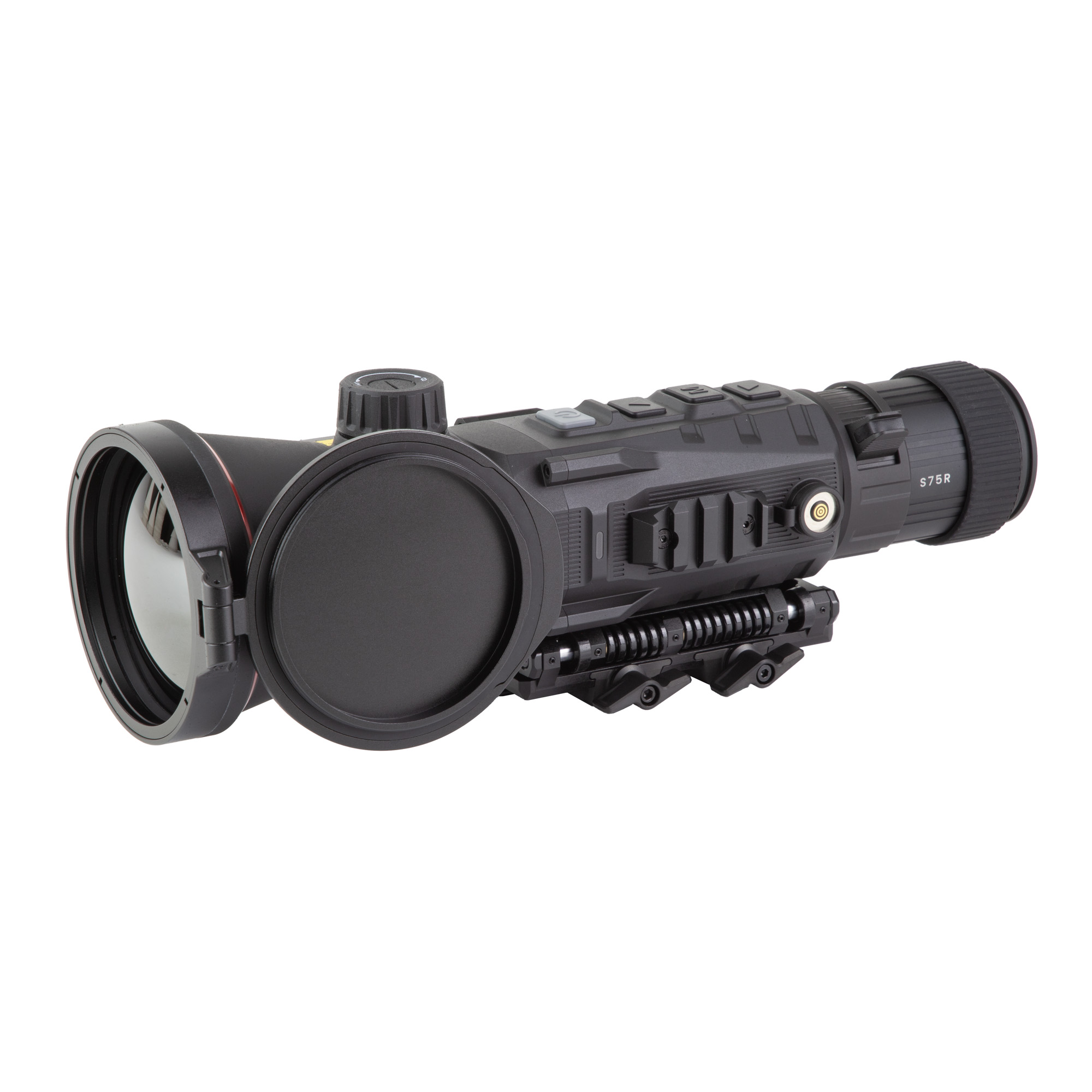 Nocpix RICO2S75R RIco 2 S75R LRF Thermal Weapon Sight Black 3x75mm Multi- 1 DIY/1 Dynamic/6 Static Reticle, 1280x1024, 12 Microns, 60 Hz Resolution, Zoom Digital 10x
