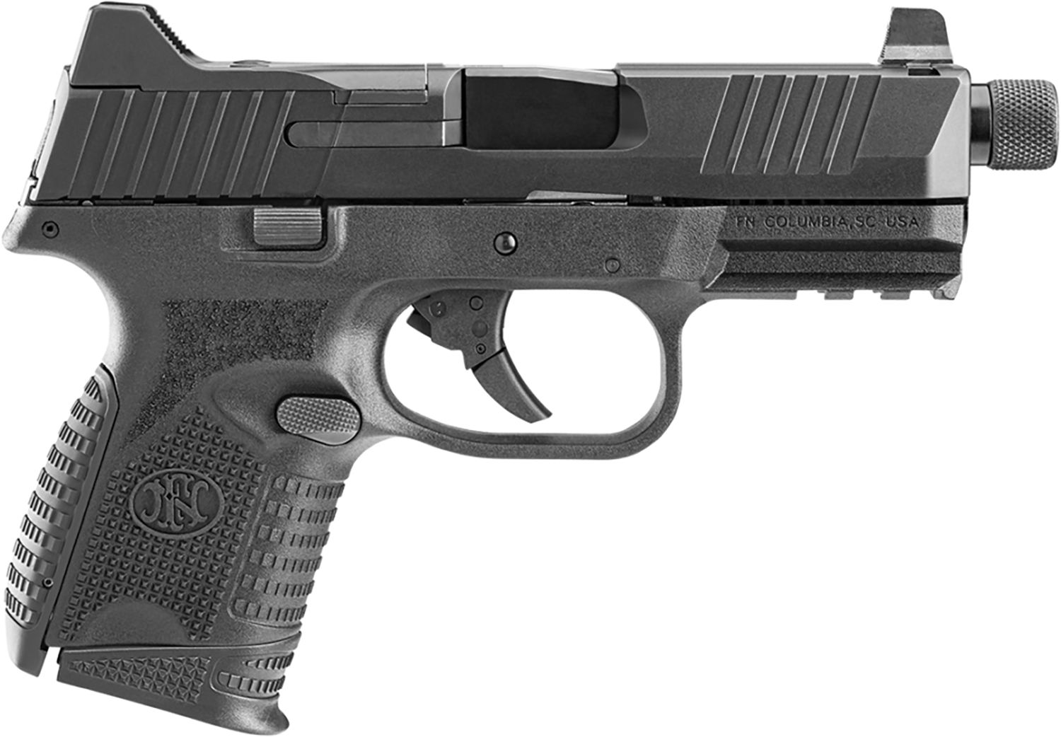 FN Herstal 509CT w/Optic Optic Ready Pistol 66100783, 9mm Luger, 4.32in, Black Interchangeable Backstrap, Black Finish, 10 Rds