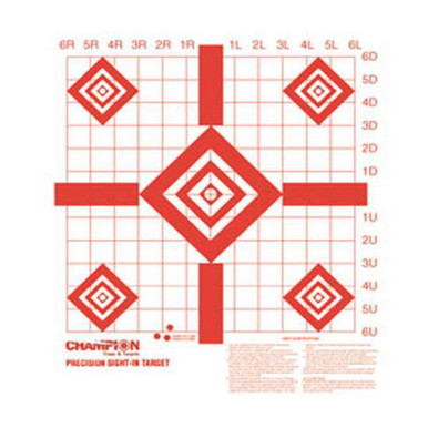 Champion Redfield Style Precision Sight In Target 16"x15.75" 100 Pack