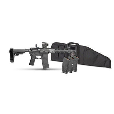 Springfield SAINT Victor .300 Blackout 9.5" Barrel AR-15 Pistol Gear Pac 4 30 Round Mags