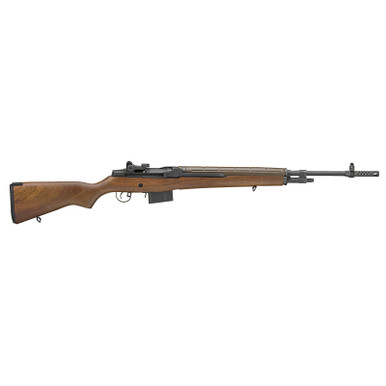 Springfield Armory MA9222CA M1A Loaded *CA Compliant 308 Win/7.62x51mm 10+1 22" Black Parkerized Medium National Match Barrel, Black Parkerized Steel Receiver, Walnut Wood Fixed Stock, Right Hand
