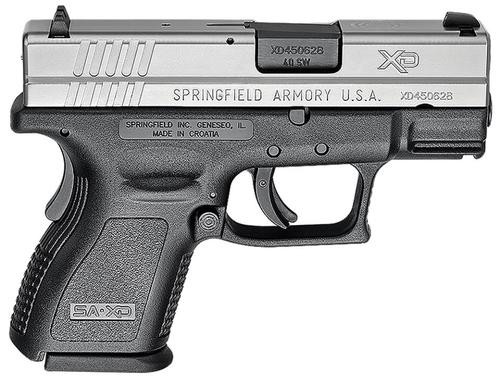 Springfield XD Sub-Compact 40SW 3" Barrel Ultra Safety Assurance Trigger, SS Slide 9 Rd Mag